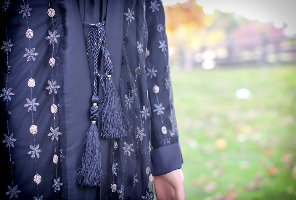 LAYLA - Dark Beauty Formal Kimono with Full sleeves Slip Noorys.com LAYLA - Dark Beauty Formal Kimono with Full sleeves Slip Noorys.com