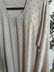 Printed crush Nidaa Fabric ( Pockets) Abaya