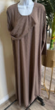 Printed crush Nidaa Fabric ( Pockets) Abaya