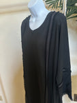 Fringed Edge Abaya