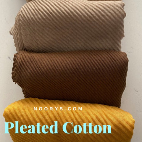 Cotton Pleated Hijab