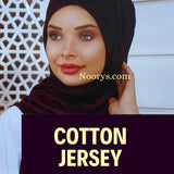 Cotton Jersey Solid Hijabs