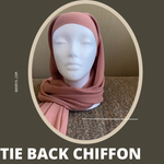 TIE BACK Chiffon hijabs