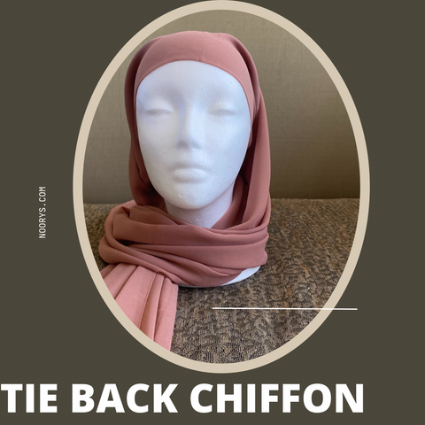 TIE BACK Chiffon hijabs