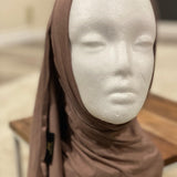 Pre stitched and styled Jersey pull on hijab(small size)